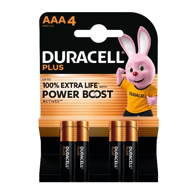 DURACELL PLUS POWERBOOST AAA 2400 CONF.4